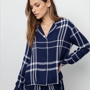 Rails flannel sleep shirt